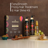 Fenusmooth Frizzy Hair Treatment & Hair Shine Kit